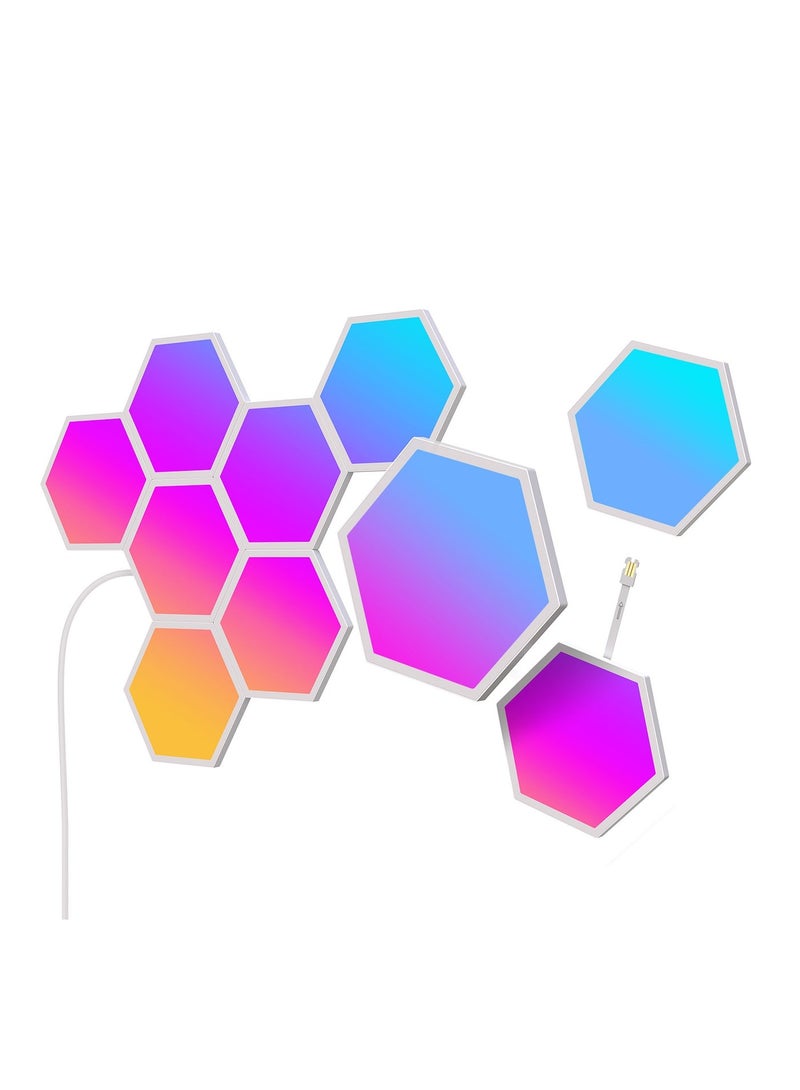 جوفي ألواح إضاءة Govee Glide Hexa (10 قطع) H6061 – ألوان متعددة للعب وتزيين الغرفة - Image 3